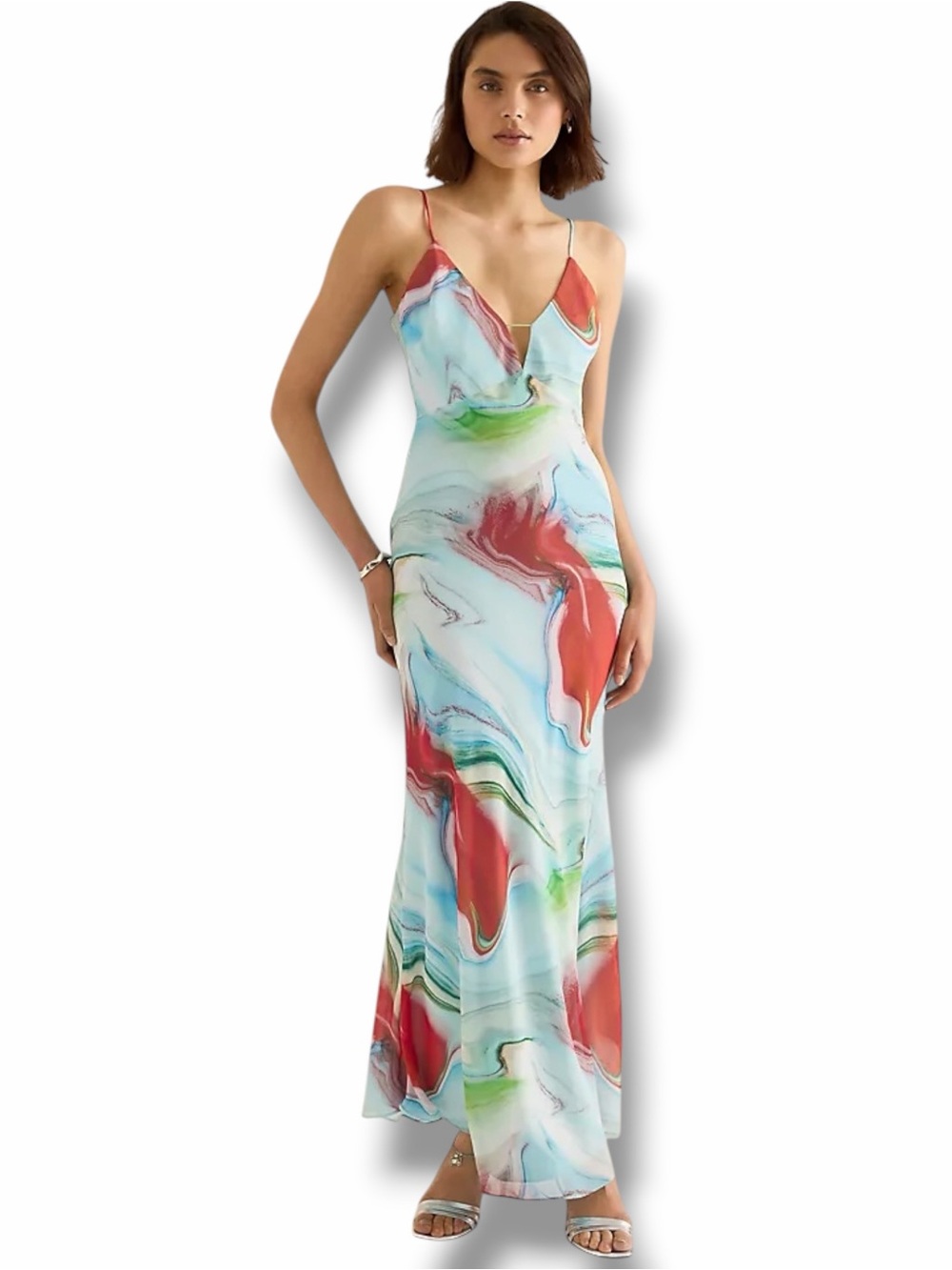 Bardot Suri Maxi Slip Dress Sz US 6